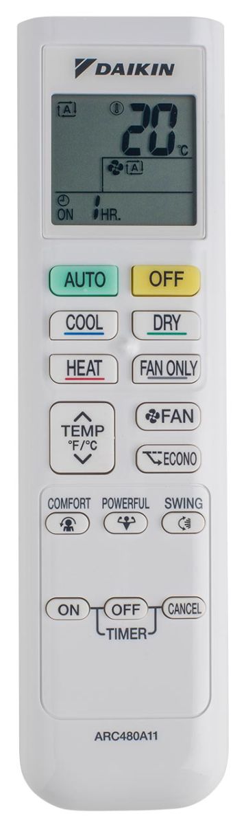 Daikin Comfora afstandsbediening