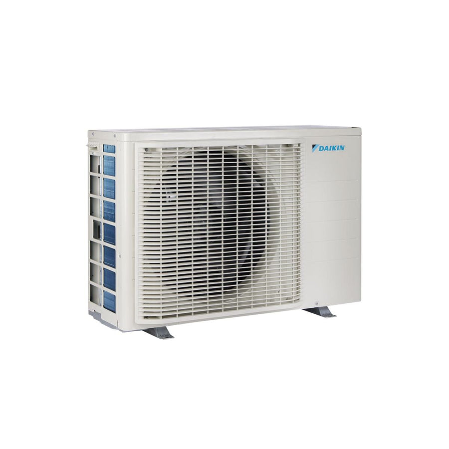 Daikin Perfera buitenunit, schuin van links
